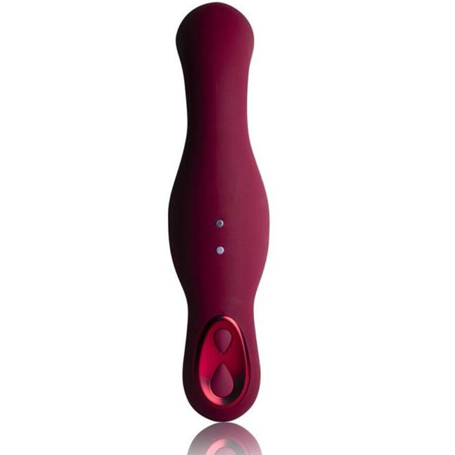 ROCKS-OFF - RUBY GLOW BLUSH G-SPOT VIBRATOR - BORDEAUX