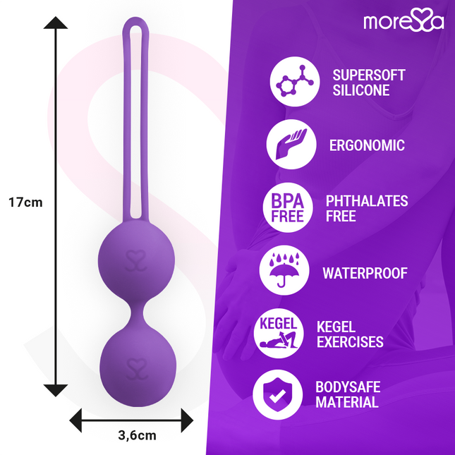 MORESSA - OSIAN THREE PREMIUM PURPLE SILICONE
