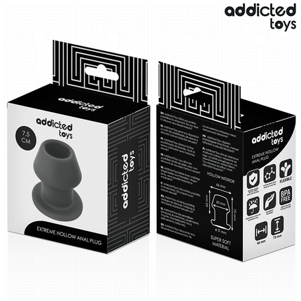 ADDICTED TOYS - EXTREM HOHL ANAL PLUG GRÖSSE S 7,5 CM