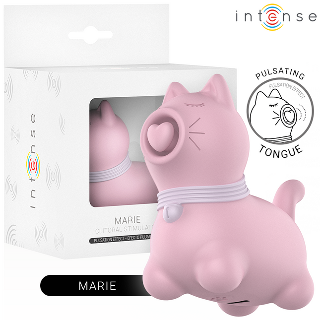 INTENSE - MARIE PINK PULSATION EFFECT TONGUE STIMULATOR 