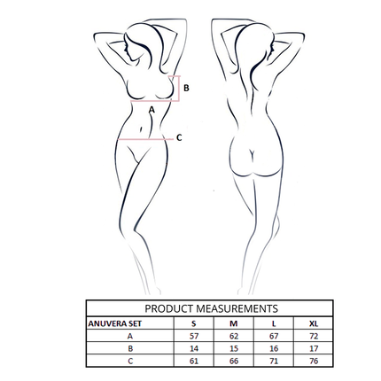 PASSION - ANUVERA BH + STRING SET FIRE BRICK L/XL