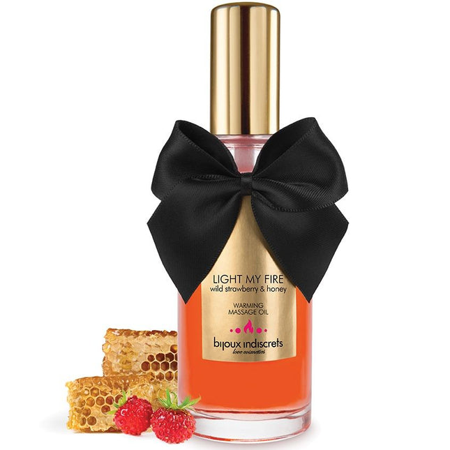BIJOUX - MASSAGE OIL WARMING EFFECT STRAWBERRY AROMA