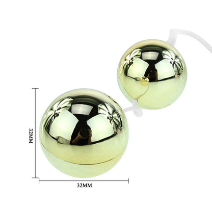 BAILE - GOLDENER VIBRATOR MIT CHINESISCHEN BÄLLEN