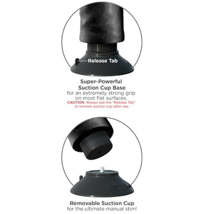 KING COCK - VIBRIERENDER DILDO MIT HODEN - 23 CM SCHWARZ