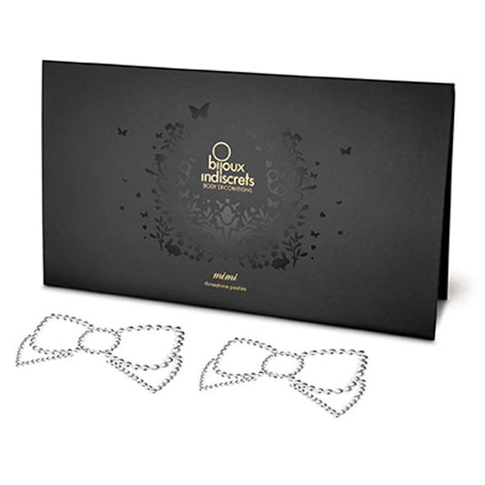 BIJOUX - MIMI BOW SILBERNE NIPPELCOVER
