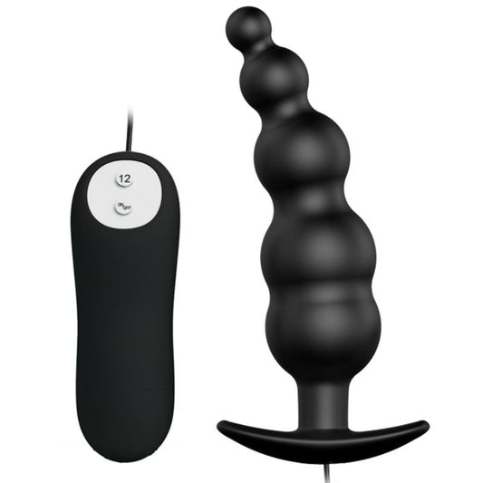 ANALPLUG AUS SILIKON EXTRA STIMULATION UND 12 VIBRATIONSMODI