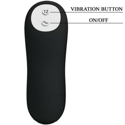 ANALPLUG AUS SILIKON EXTRA STIMULATION UND 12 VIBRATIONSMODI