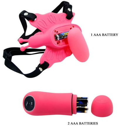 BAILE - ARNÉS DE MARIPOSA ULTRA APASIONADO CON CONTROL REMOTO