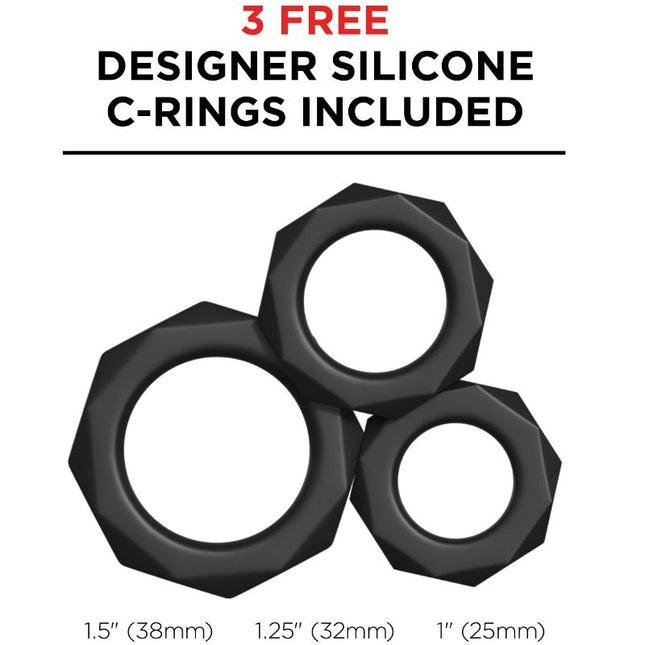 PDX ELITE - KIT DE EXPLOSIÓN DE GASTROMASMO ANAL DISEÑO DE VAGINA