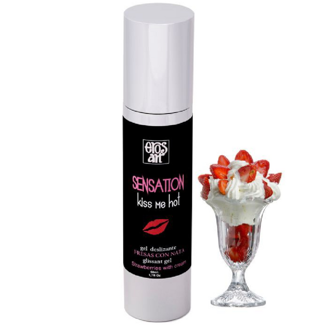EROS-ART - SENSATION NATURAL LUBRICANT STRAWBERRY WITH CREAM 50 ML