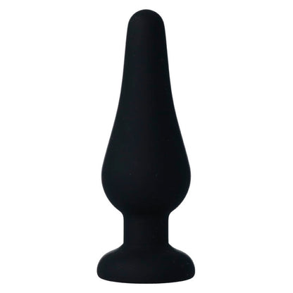 INTENSE - PLUG ANAL PIPO M SILICONA NEGRA 11 CM
