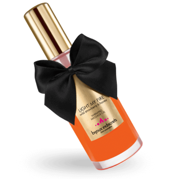 BIJOUX - ACEITE DE MASAJE EFECTO CALOR AROMA FRESA