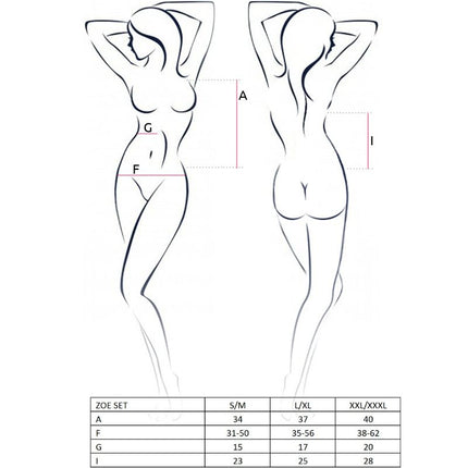 PASSION - WOMAN ZOE SET SIZE S/M