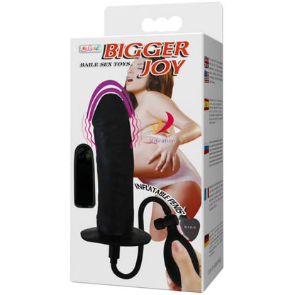 GRÖSSERER JOY AUFBLASBARER PENIS - MIT VIBRATION 16 CM