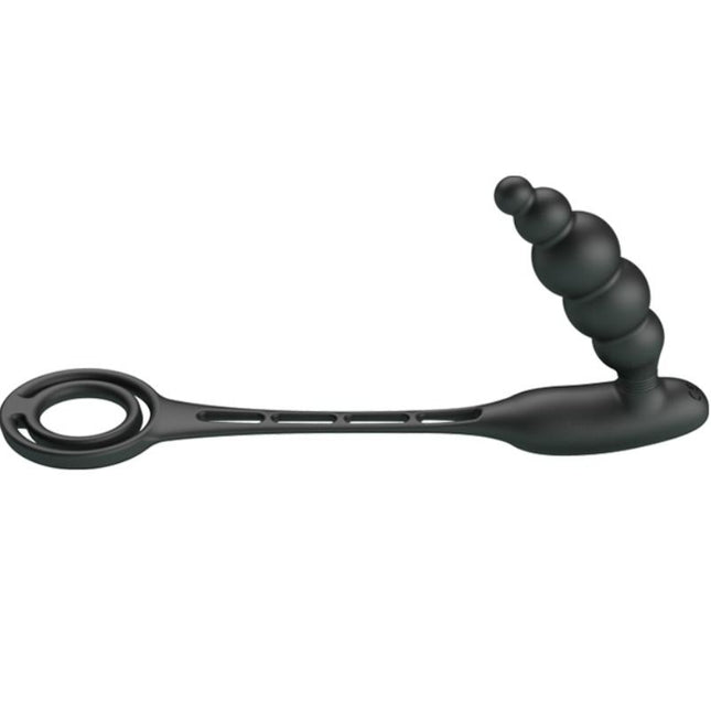 PENIS RING WITH VIBRATOR PLUG