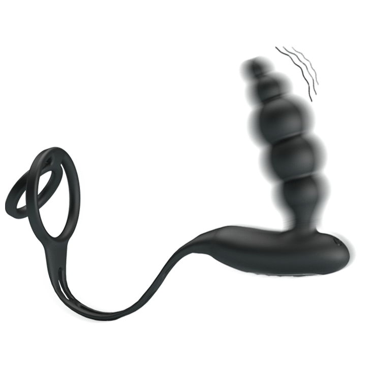PENISRING MIT VIBRATOR-PLUG