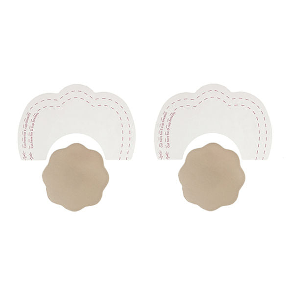 BYE-BRA - BREAST ENHANCEMENT + SILK NIPPLE COVER CUP D/F