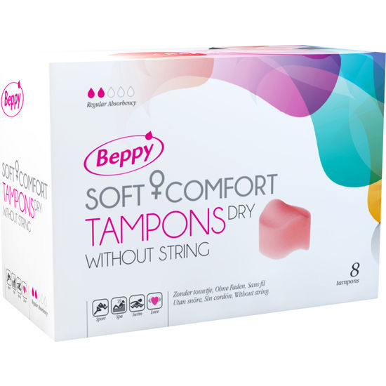 BEPPY - TAMPONES SUAVES Y CONFORT SECOS 8 UNIDADES