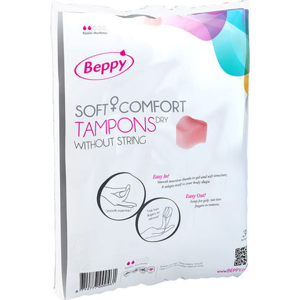 BEPPY - TAMPONES SUAVES Y CONFORT SECOS 30 PIEZAS