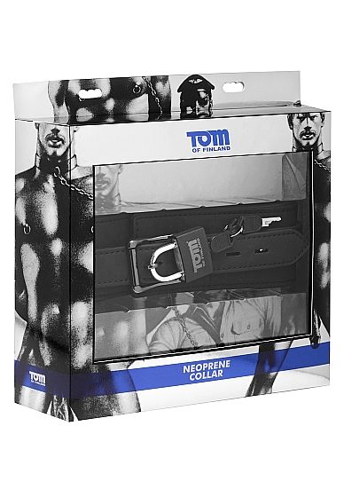TOM OF FINLAND - COLLAR DE NEOPRENO CON CIERRE