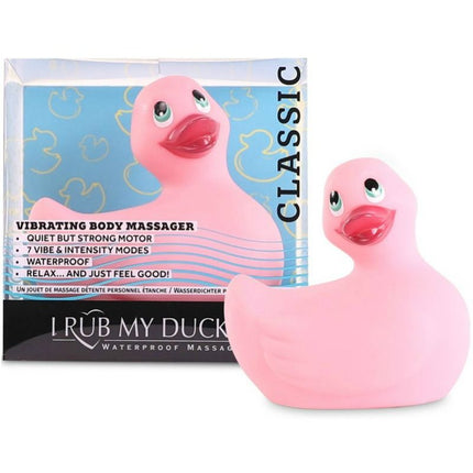 BIG TEASE TOYS - PATO VIBRADOR CLÁSICO I RUB MY DUCKIE ROSA