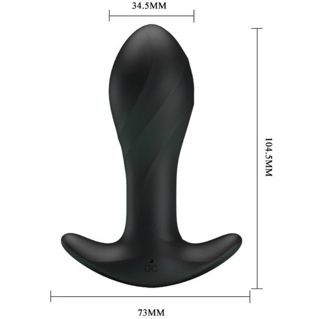 VIBRADOR ANAL NEGRO