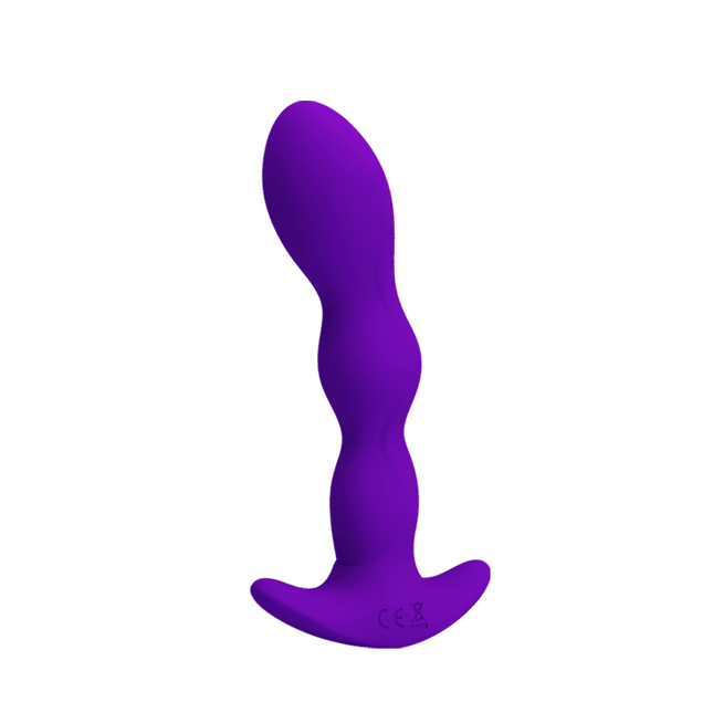 ANAL VIBRATOR - 12 VIBRATION MODES - PURPLE