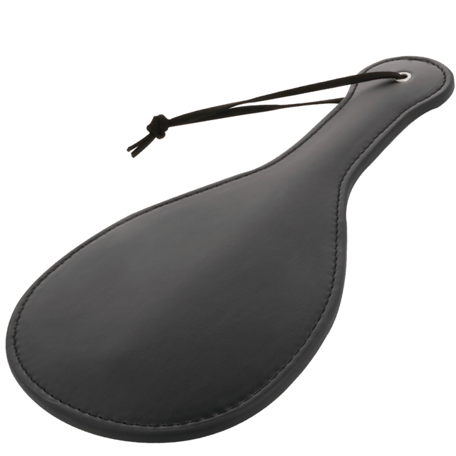 DARKNESS - ROUND BLACK FETISH PADDLE