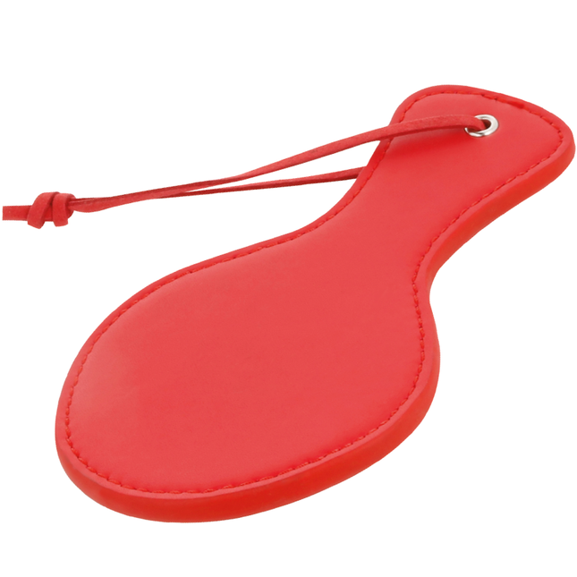 DARKNESS - RED, ROUNDED FETISH PADDLE