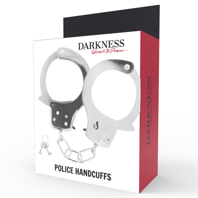 DARKNESS - METAL HANDCUFFS WITH KEY