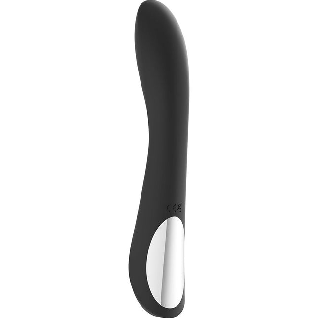 VIBRADOR KEAN CONTROL TÁCTIL NEGRO Y PLATA