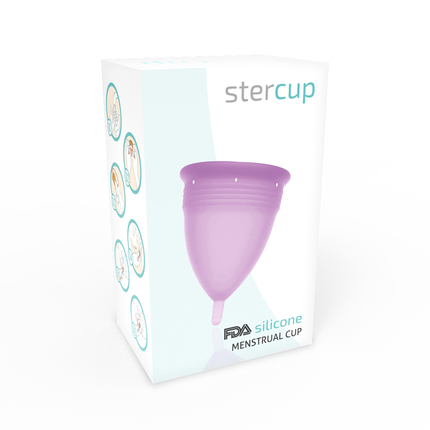 STERCUP - COPA MENSTRUAL DE SILICONA FDA LILA - TALLA L