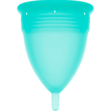 STERCUP - COPA MENSTRUAL DE SILICONA FDA AGUAMARINA - TALLA S