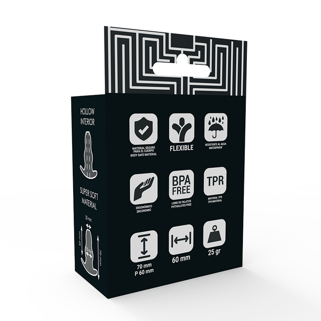 ADDICTED TOYS - SMALL OR 7 CM ANAL DILATOR - TRANSPARENT