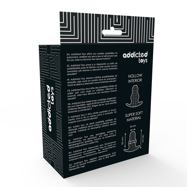 JUGUETES ADICTOS - DILATADOR ANAL 13 CM - TRANSPARENTE