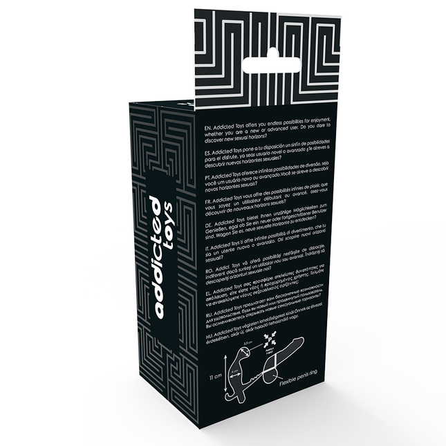 Anal plug with double cock ring and testicles