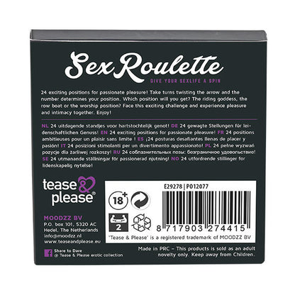BROMA Y COMPLACE - KAMASUTRA DE LA RULETA SEXUAL