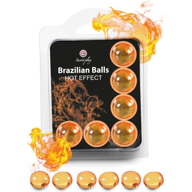 SECRETPLAY - SET OF 6 BRAZILIAN BALLS HEAT EFFECT