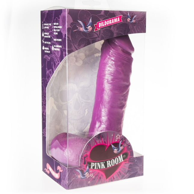 PINK ROOM - DILDO REALISTA ANTON MORADO 21,5 CM