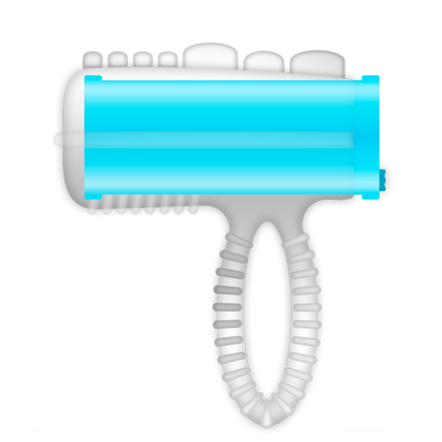 CASUAL LOVE - RING TONGUE VIBRANT BLUE