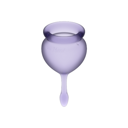 SATISFYER - COPA MENSTRUAL FEEL GOOD AZUL OSCURO 15 + 20 ML