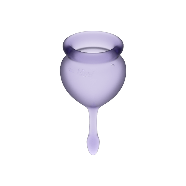 SATISFYER - FEEL GOOD MENSTRUAL CUP DARK BLUE 15 + 20 ML