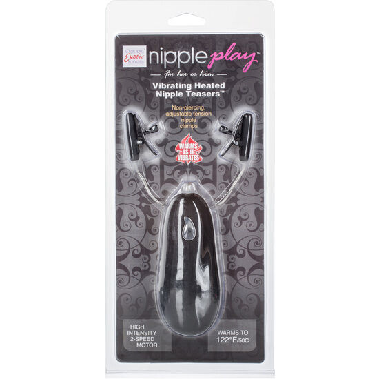CALEXOTICS - VIBRATOR HEATED NIPPLE TEASER BLACK