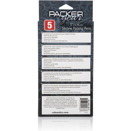 CALEXOTICS - PAQUETE DE PENE DE SILICONA 12,75 CM CARAMELO