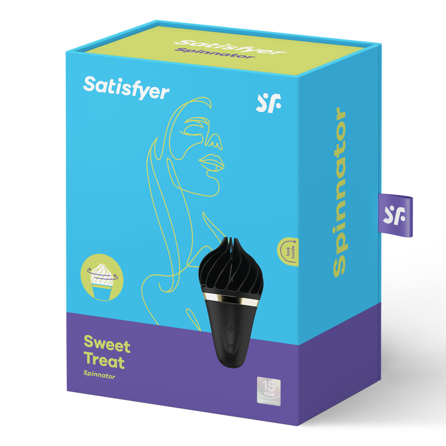 SATISFYER - SPINNATOR DULCE Y DELICIOSO MARRÓN Y ROSA