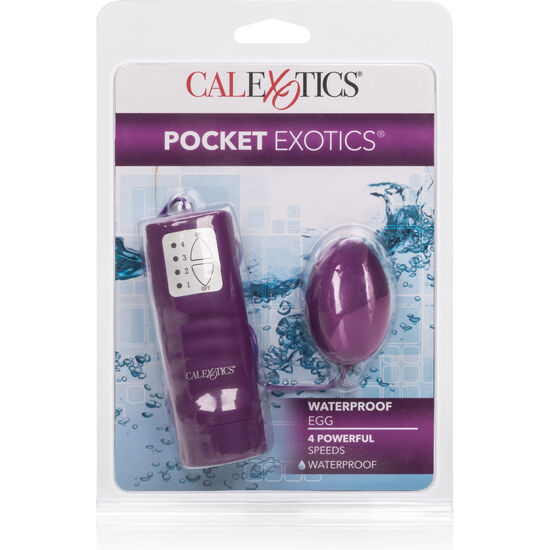 CALIFORNIA EXOTICS - POCKET EXOTICS IMPERMEABLE HUEVO MORADO 4V
