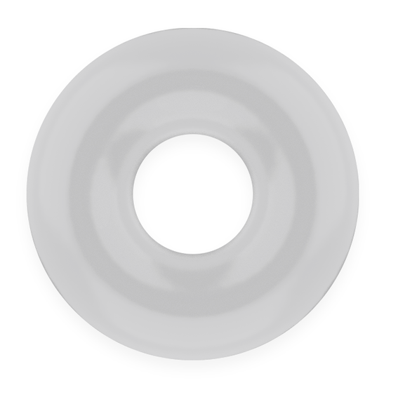 POWERING - SUPER FLEXIBLE AND RESISTANT PENIS RING 3.5 CM CLEAR
