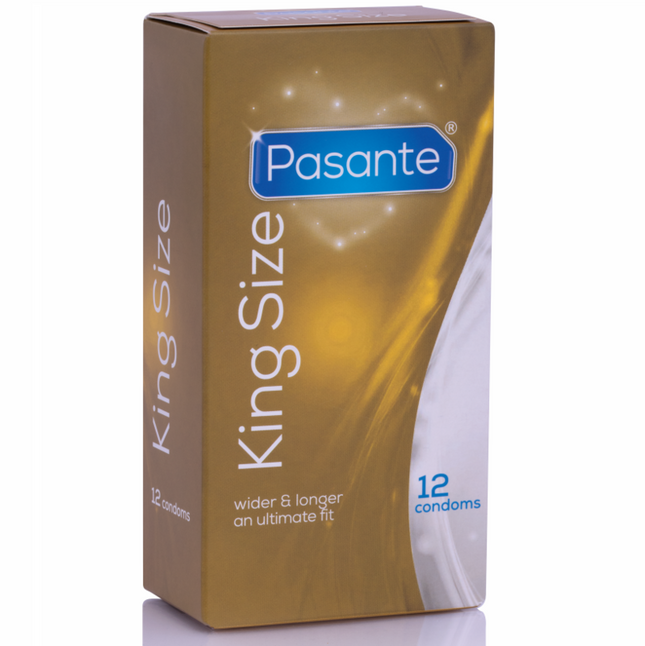 PASANTE - CONDOMS KING MS LONG AND WIDE 12 UNITS
