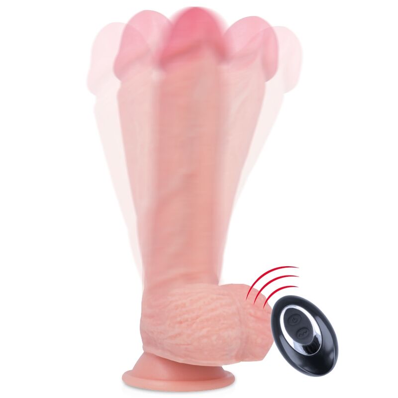 ROCKARMY - VIBRADOR DE SILICONA LÍQUIDA CONTROL REMOTO PREMIUM APACHE 20.5 CM -O- 4.62 CM