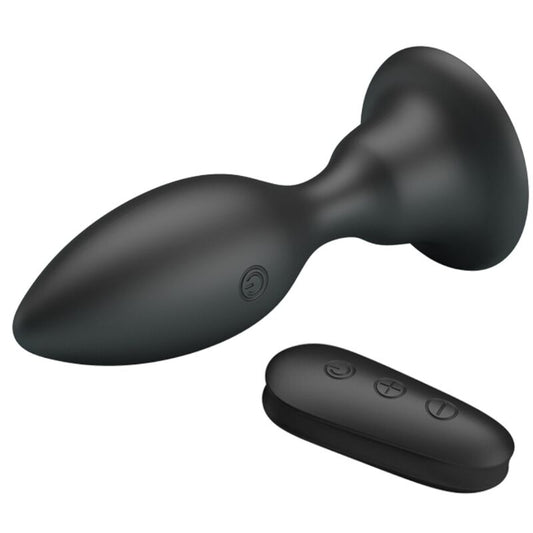 ANALSTECKER MIT VIBRATION - MIT FERNBEDIENUNG